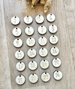 Alternative view of Adventskalender Set (Weichnachtsdorf inkl. Zahlen)